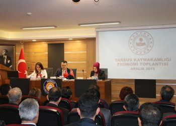 Başkanımız H.Ruhi Koçak, Ekonomi Toplantısı’nda sayılarla Tarsus ekonomisine ışık tuttu.