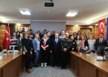 Letonya, Polonya, Bulgaristan, Kuzey Makedonya ve Türkiye olmak üzere 5 farklı ülkeden eğitimciler Odamızın konuğu oldu.