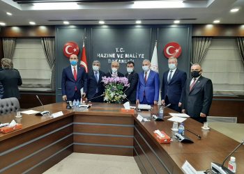 İş heyetinden Bakan Elvan’a ziyaret