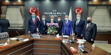 İş heyetinden Bakan Elvan’a ziyaret