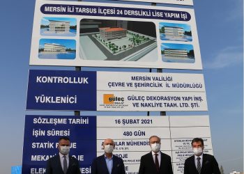 TOBB’un Tarsus’a yapacağı okulun inşaatına başlandı…