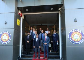 Çek Cumhuriyeti Güney Moravia Bölge Valisi Jan Grolich, Tarsus TSO’yu ziyaret etti.