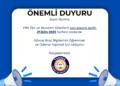 2025 Yılı 2. Dönem Oda Aidatları Hakkında